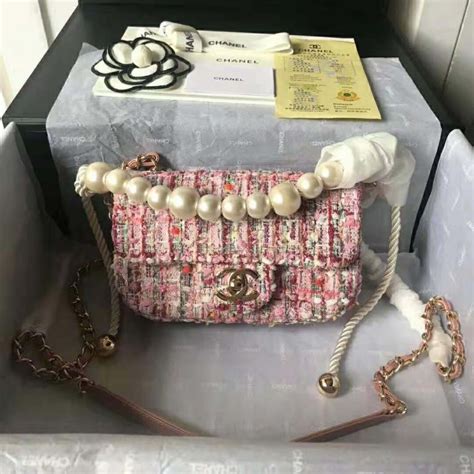 dhgate pink chanel bag